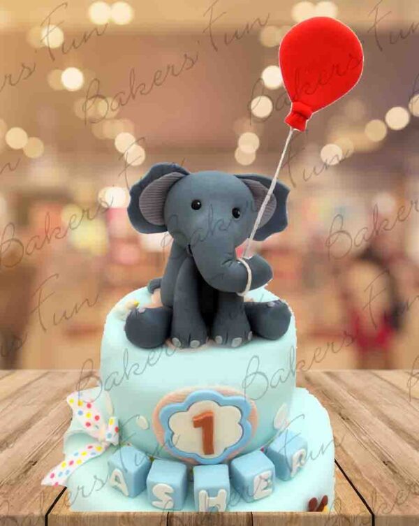 Elephant hot sale theme cake