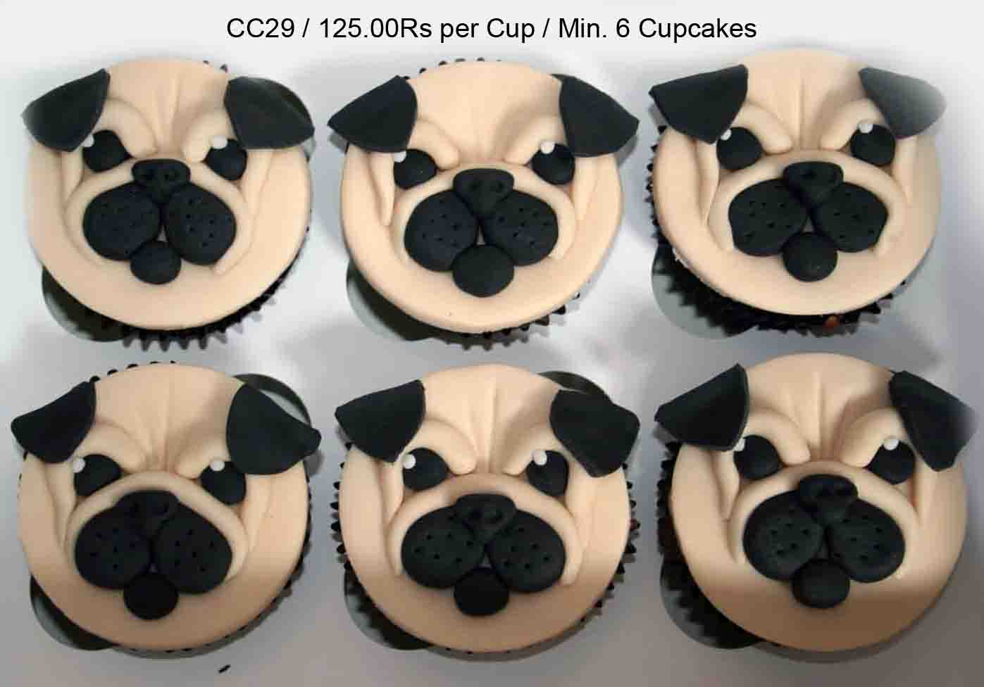 Pug cakes 2024