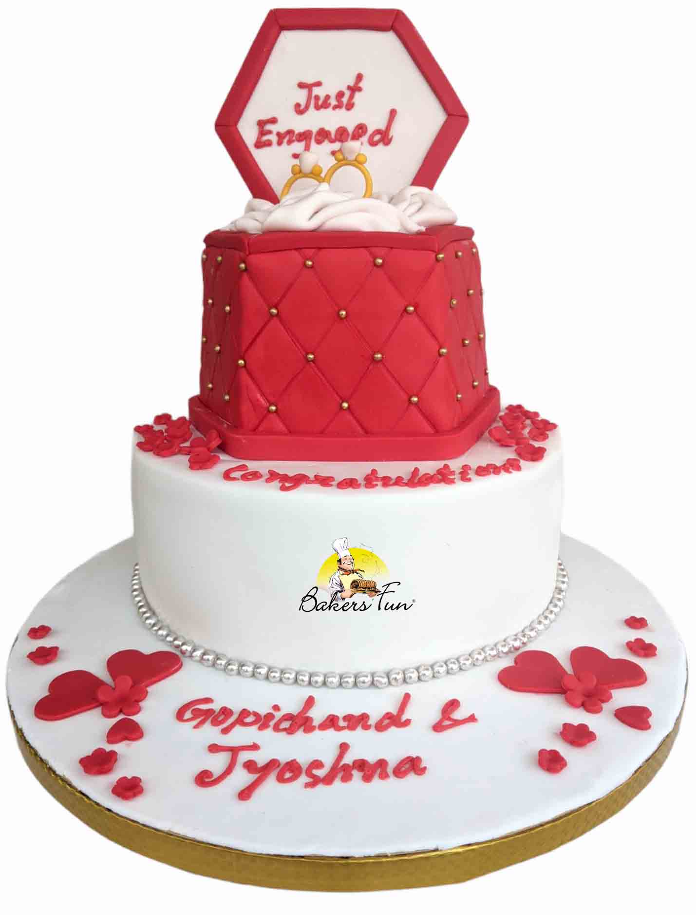 12th anniversary cake